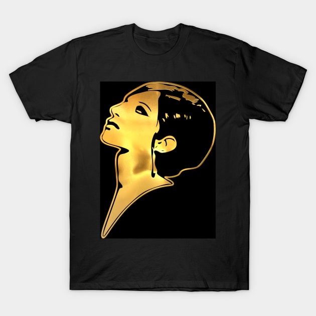 Superstar | Gold Series | Pop Art T-Shirt by williamcuccio